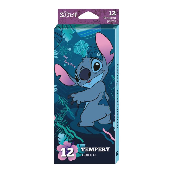 Disney Stitch Colori a tempera 12x12 ml