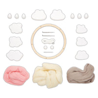 DOCRAFTS kit creativo per infeltrimento ad ago – acchiappasogni rosa