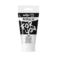 Colore acrilico DARWI Acryl 75 ml – Nero