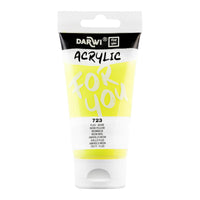 Colore acrilico DARWI Acryl 75 ml – Giallo Neon