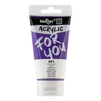 Colore acrilico DARWI Acryl 75 ml – Violetto Chiaro