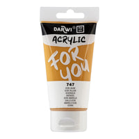 Colore acrilico DARWI Acryl 75 ml – Ocra Gialla