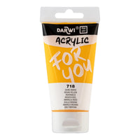 Colore acrilico DARWI Acryl 75 ml – Giallo Indiano