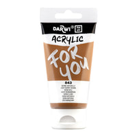 Colore acrilico DARWI Acryl 75 ml – Terra di Siena Naturale