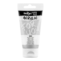 Colore acrilico DARWI Acryl 75 ml – Argento Metallico