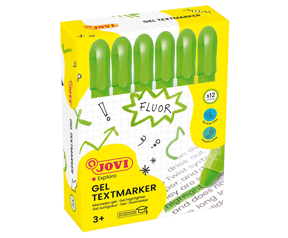 Evidenziatore gel JOVI – verde
