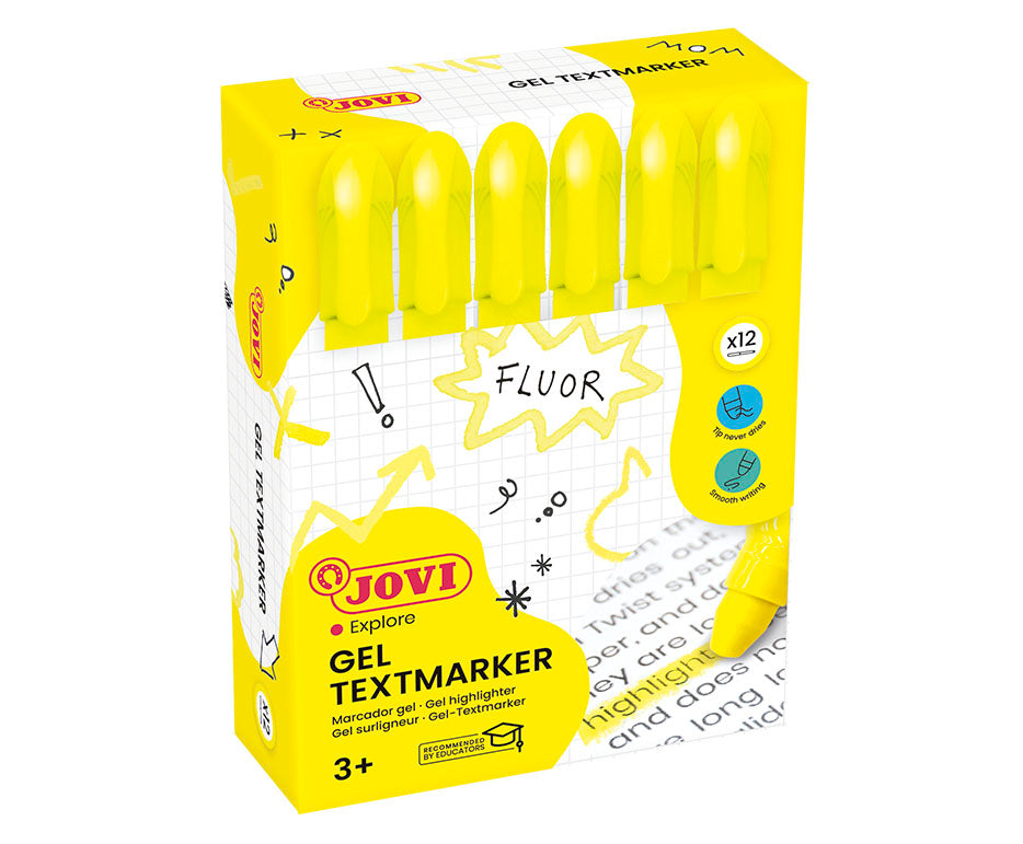 Evidenziatore in gel JOVI giallo