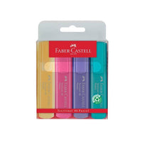 Evidenziatori Faber-Castell 46 Pastel - set da 4 pezzi