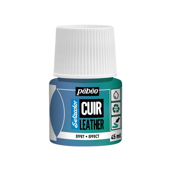 Vernice per pelle Pebeo Setacolor effect 45 ml – duochrome blu/verde