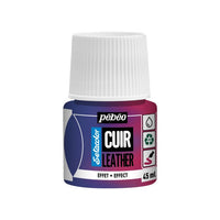 Vernice per pelle Pebeo Setacolor effect 45 ml – rosa/blu duochrome