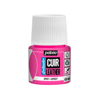 Vernice per pelle Pebeo Setacolor effect 45 ml – rosa fluorescente
