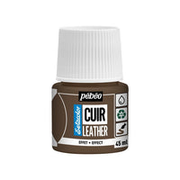 Vernice per pelle Pebeo Setacolor effect 45 ml – bronzo metallizzato