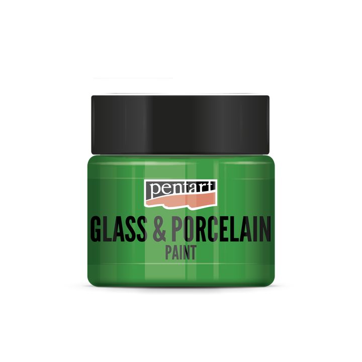 Colore per vetro e porcellana PENTART - 30 ml – apple-green
