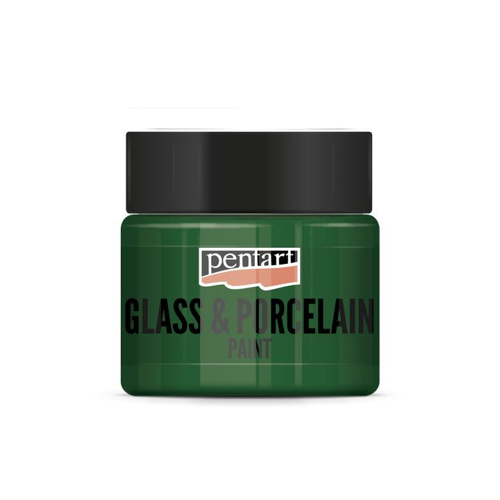 Colore per vetro e porcellana PENTART - 30 ml – green