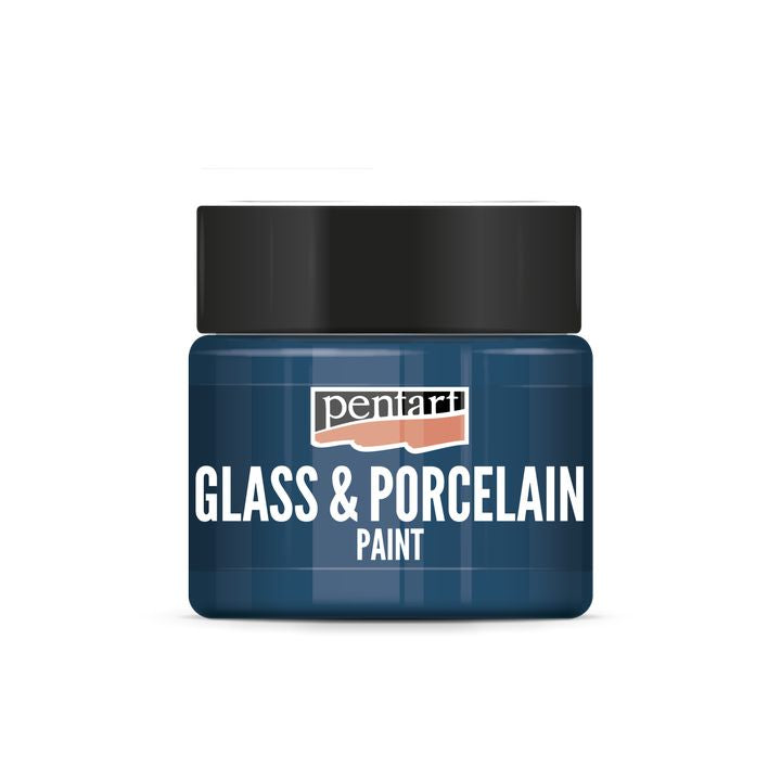 Colore per vetro e porcellana PENTART - 30 ml – turquoise-blue