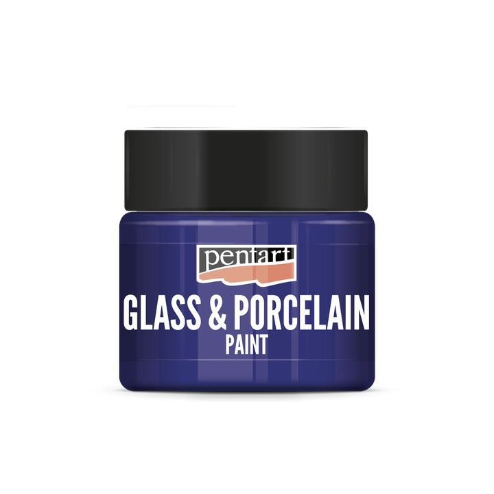 Colore per vetro e porcellana PENTART - 30 ml – blue
