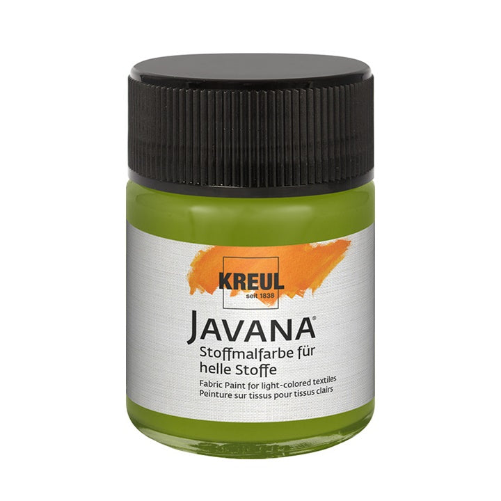 Colore per tessuti chiari JAVANA 50 ml | colori diversi - Olive Green