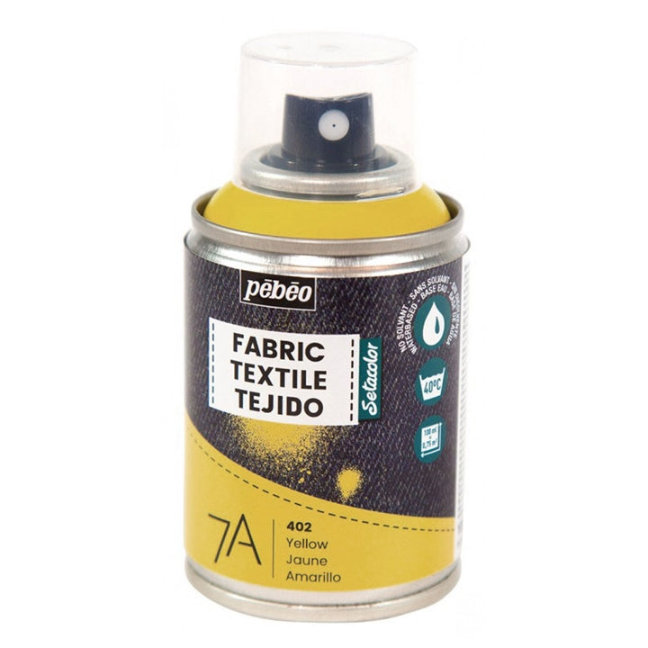 Colore per tessuti in spray Pebeo 7A 100 ml – 402 Yellow