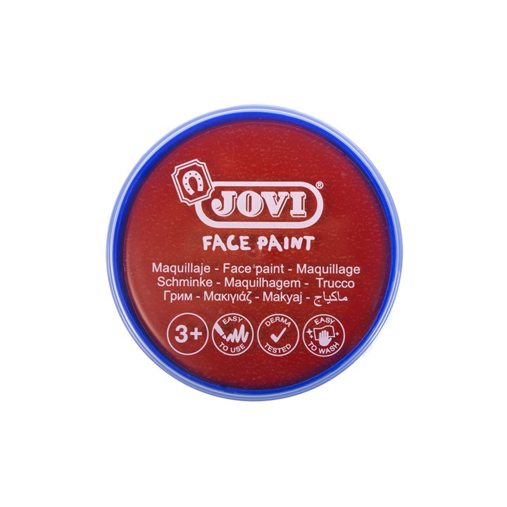 Pittura per il viso in tazza JOVI 8 ml – Rosso