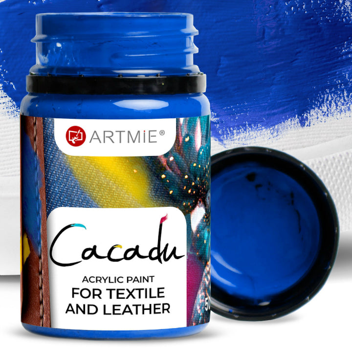 Vernici per tessuti e pelle ARTMIE CACADU 50 ml – 18 blu intenso
