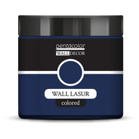 Decorazione murale Smalto colorato – Blu acciaio