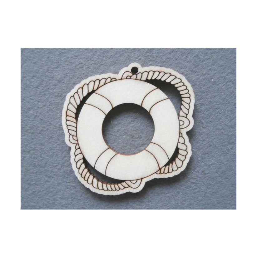 Figure in legno Pentart - Salvagente 5 pz