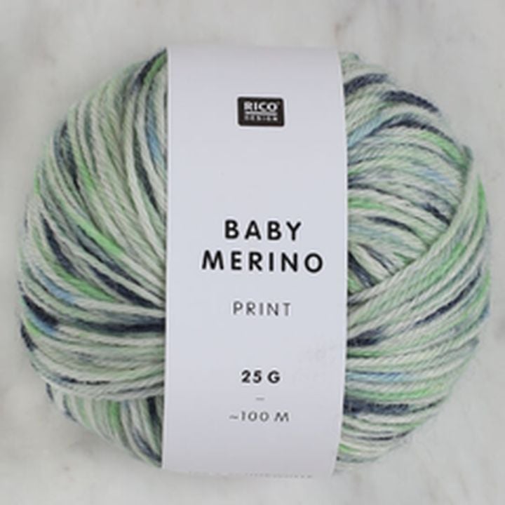 Filato baby merino 100 m multicolore | scegli un colore