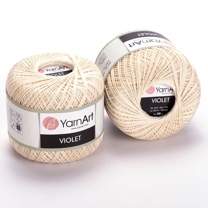 Filato di cotone YarnArt Violet 50 g | scegli un colore