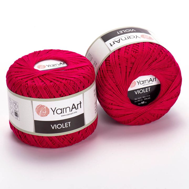 Filato di cotone YarnArt Violet 50 g | scegli un colore