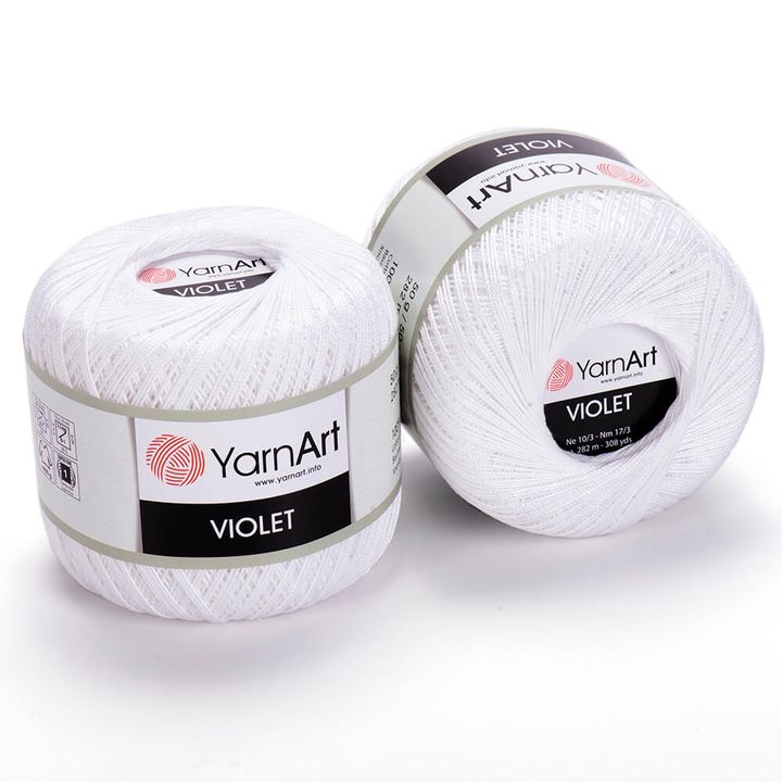 Filato di cotone YarnArt Violet 50 g | scegli un colore