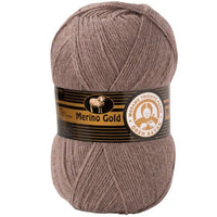 Filato per maglieria Madame Tricote Paris Merino Gold 100 g | scegli un colore - marrone