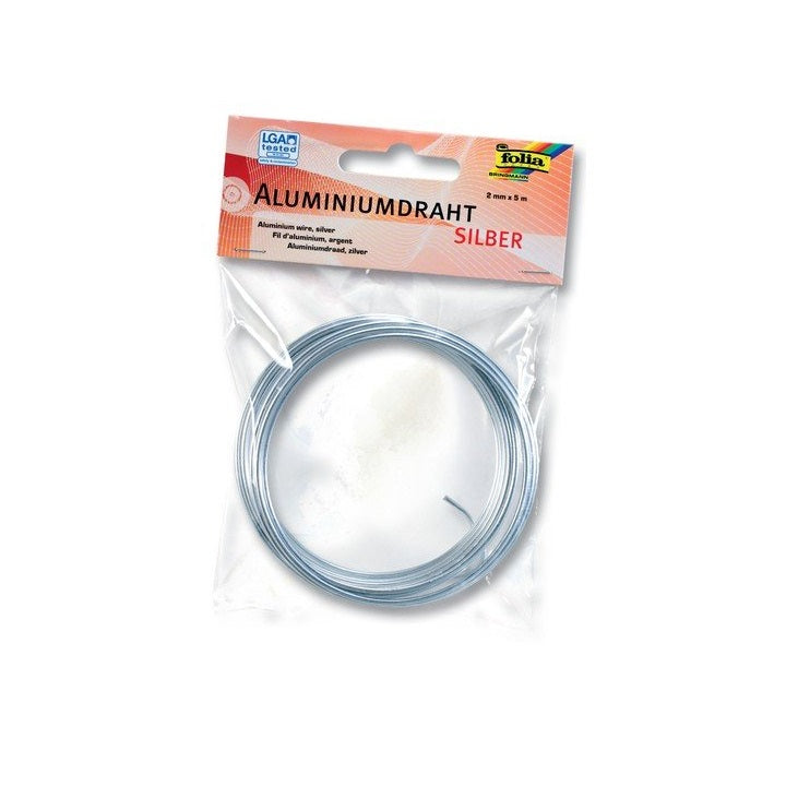Filo di alluminio Folia 2 mm x 5 m | colori diversi