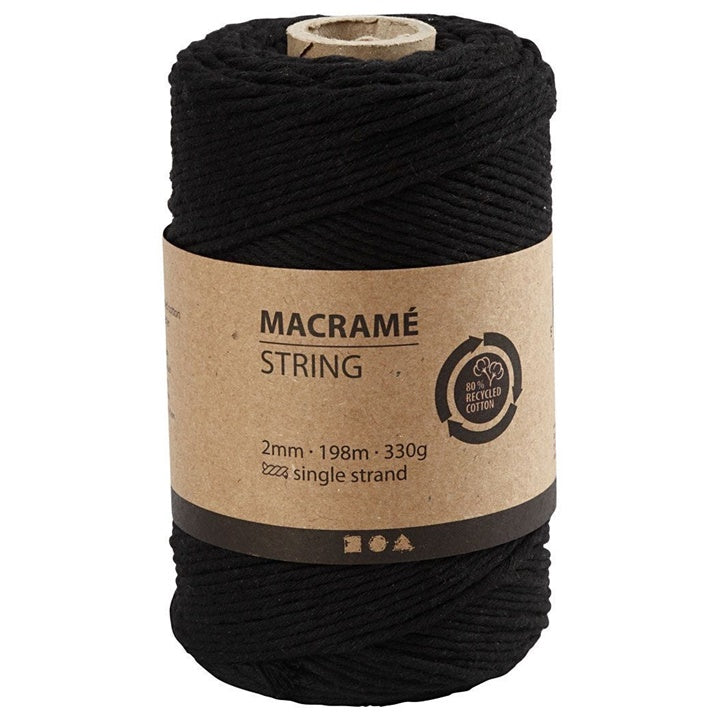Filo macramè 2 mm x 198 m | scegli il colore