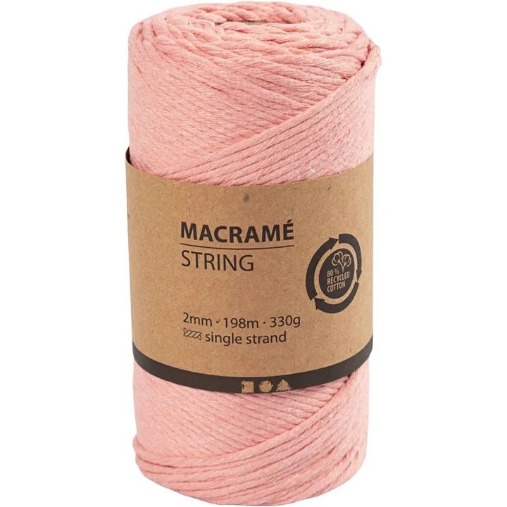 Filo macramè 2 mm x 198 m | scegli il colore