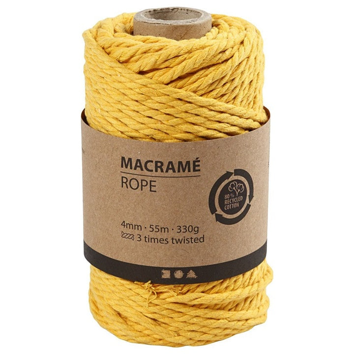 Filo macramè 4 mm x 55 m | scegli il colore