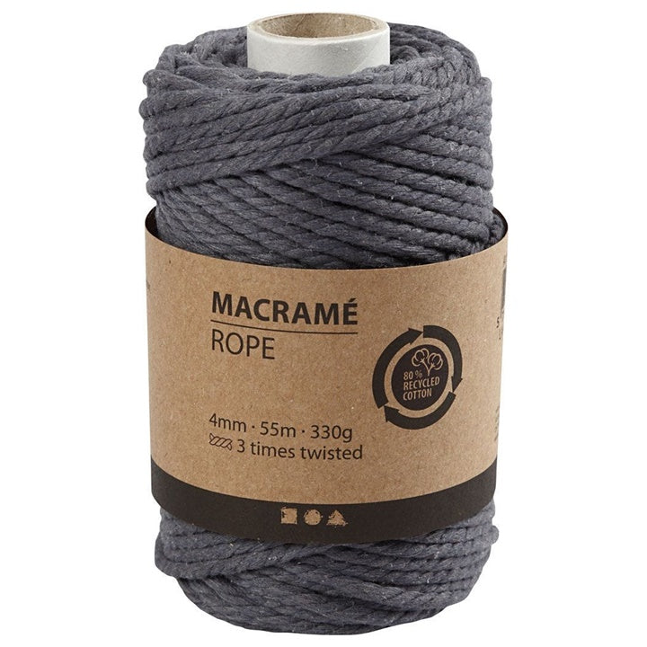 Filo macramè 4 mm x 55 m | scegli il colore