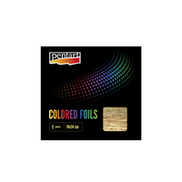 Fogli di lamina colorata 14x14 cm - 5 oro – barocco