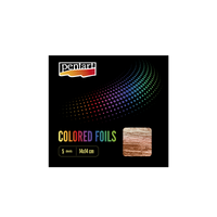 Fogli di lamina colorata 14x14 cm - 5 oro – rosa
