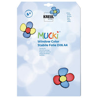 Foglio per colori vetro MUCKI KREUL - 3 foglie A4
