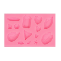 Forma in silicone - gemma 9.9x6.3x1.1 cm