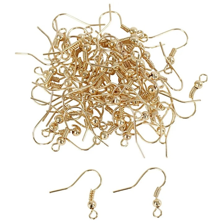 Ganci per orecchini, 100 pezzi | Vari colori