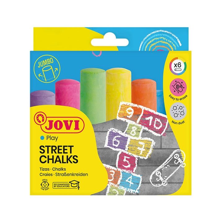 Gessetti colorati Jumbo JOVI 6 pz.