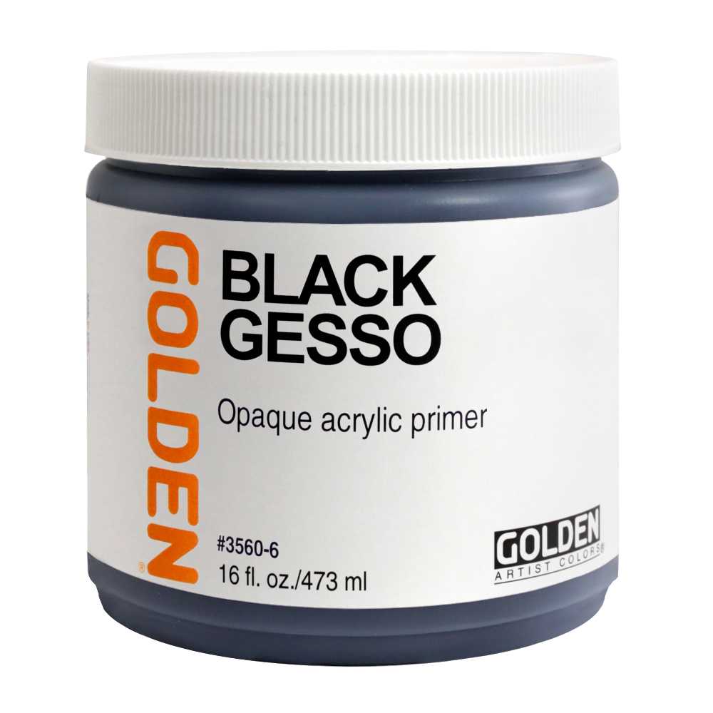 Gesso acrilico nero GOLDEN Black Gesso