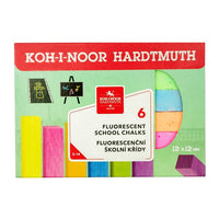 Gesso scolastico fluorescente KOH-I-NOOR, set di 6 colori