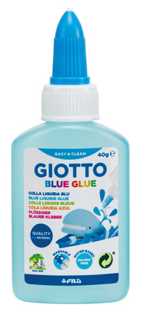 GIOTTO Blue Glue colla liquida blu con beccuccio di precisione 40 ml