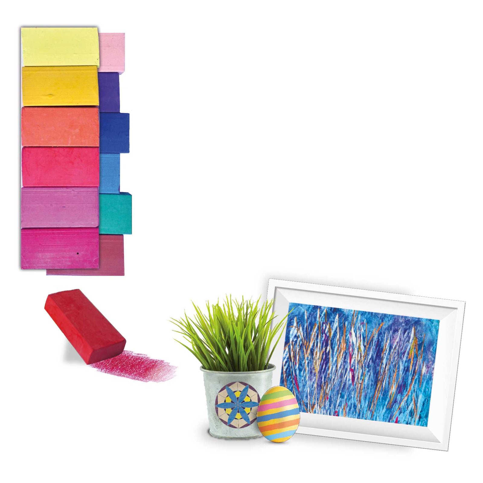 GIOTTO Decor Wax blocchetti di cera multi-superficie 12 pz
