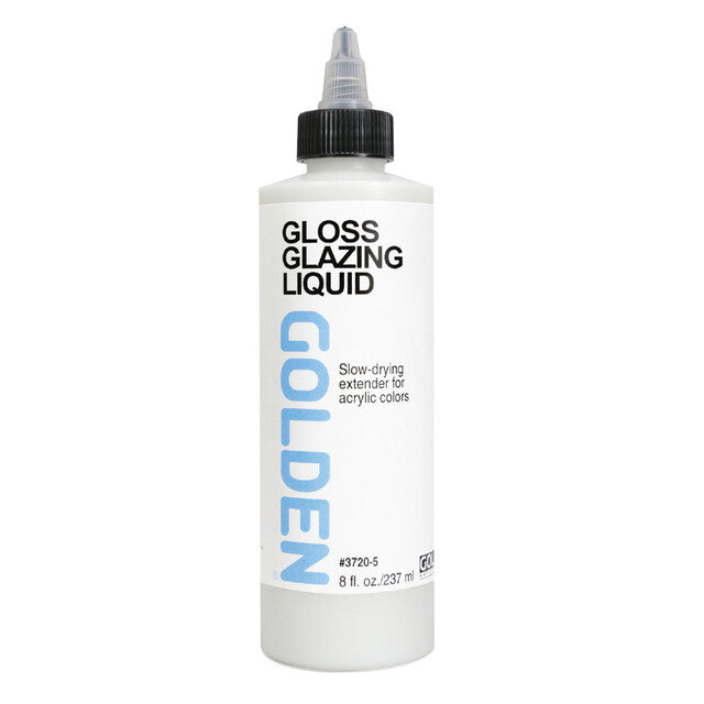 GOLDEN Gloss Glazing Liquid medium liquido lucido per velature acriliche