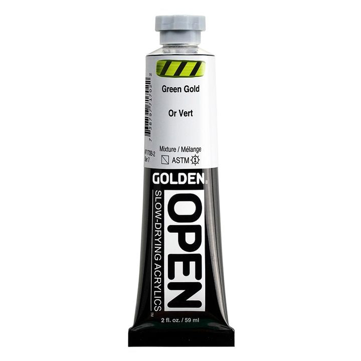 GOLDEN OPEN Vernice acrilica ad asciugatura lenta 59 ml | Varie tonalità