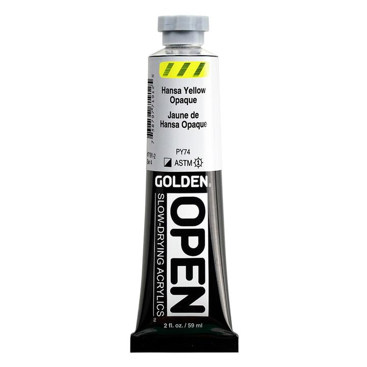 GOLDEN OPEN Vernice acrilica ad asciugatura lenta 59 ml | Varie tonalità