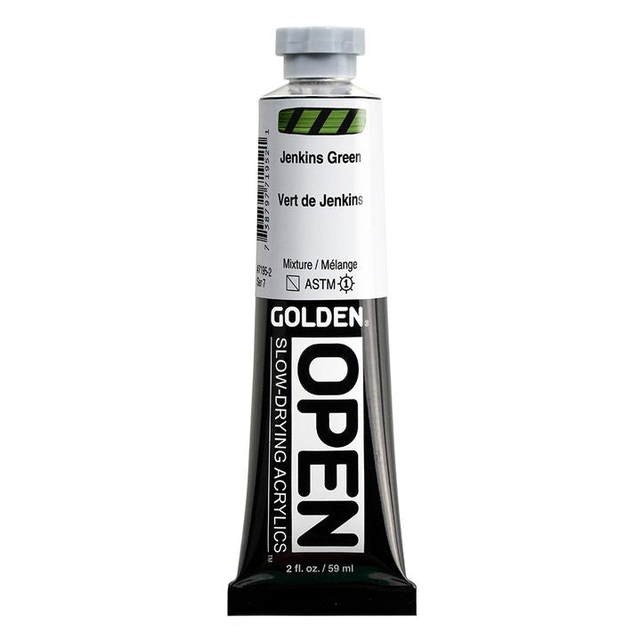 GOLDEN OPEN Vernice acrilica ad asciugatura lenta 59 ml | Varie tonalità